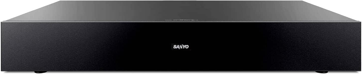 sanyo 2.1 soundbar with wired subwoofer