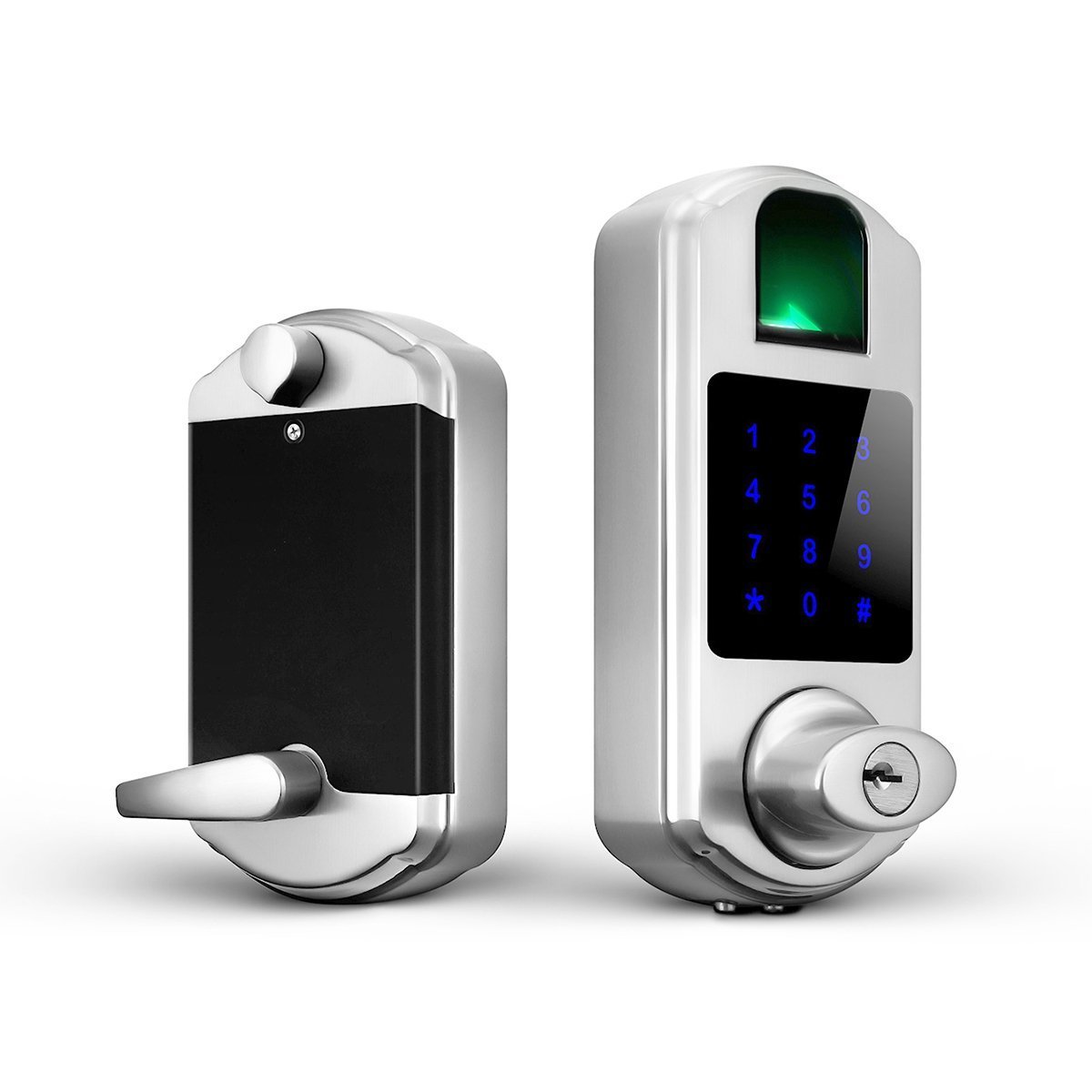 Buy All in One Keyless Keypad Fingerprint Biometric Deadbolt Door Lock