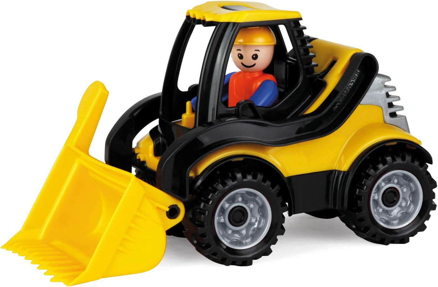 Lena 01622, Truckies shovel loader, solid construction vehicle approx. 22 cm, small toy