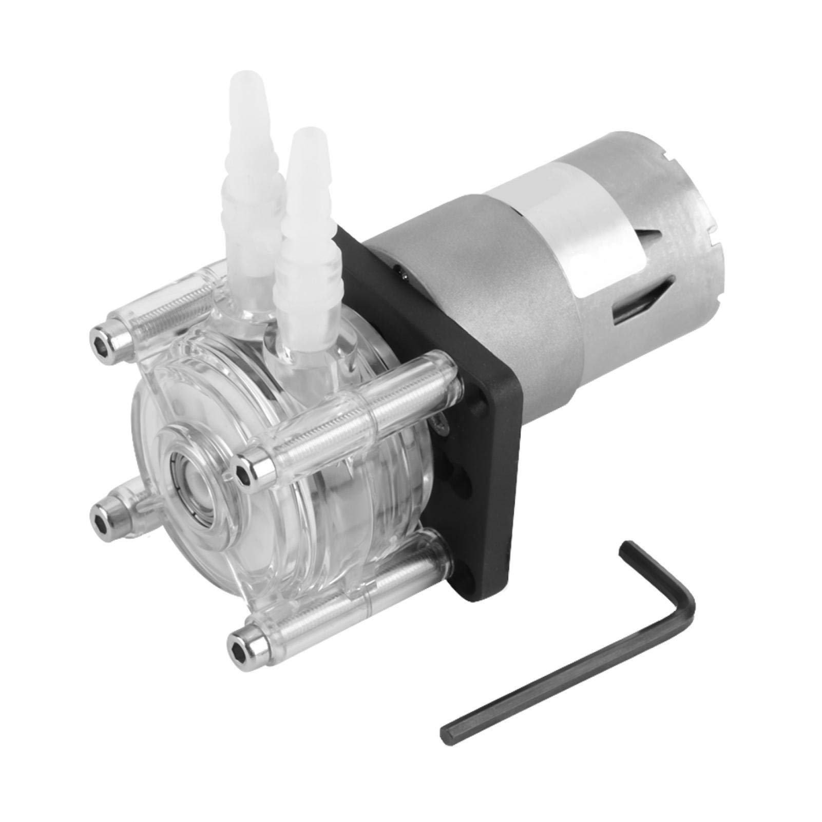 Aramox DC 12V High Peristaltic Pump Vacuum Pump with Hex Key for Aquarium Lab Analytical Water
