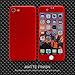 VANSIN Case for iPhone 7, 360 Full Body Protection Hard Slim Case Coated Non Slip Matte Surface with Tempered Glass Screen Protector for iPhone 7 Only (4.7-inch) - (Red)