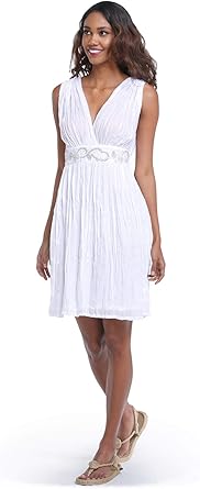 white cotton dress amazon