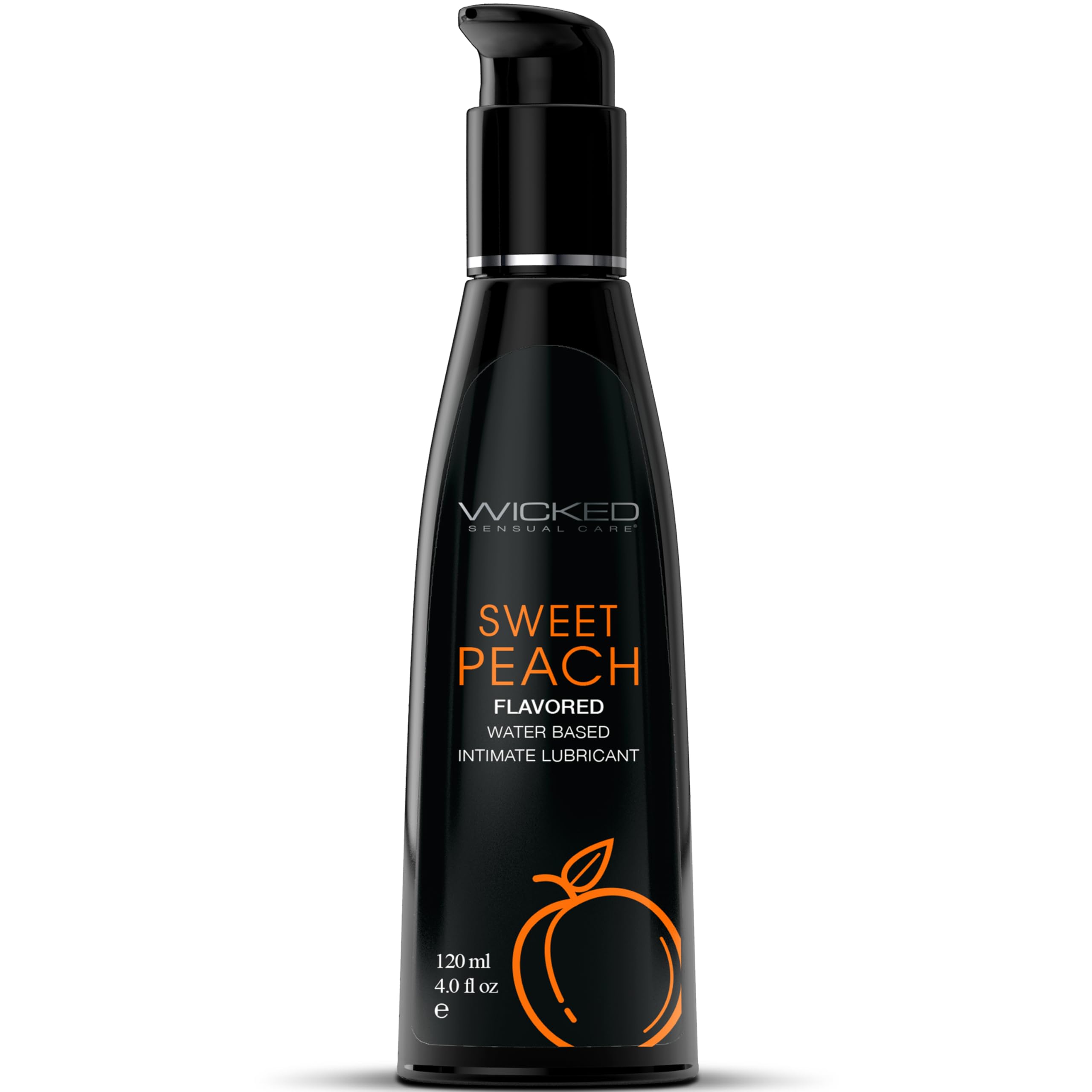 Wicked Sensual Care Lubricant, Aqua Peach, 120 ml