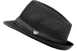 The Hat Depot Light Weight Classic Soft Cool Mesh Crushable Fedora hat