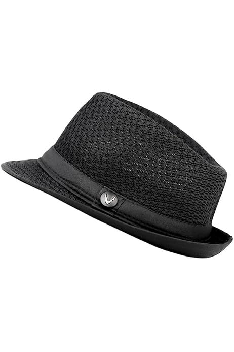 Cappello Trilby In Denim LIERYS - 100% Cotone, Made In Italy - Taglie M, L, XL - Per Uomo E Donna, Con Fodera Interna E Nastro Coordinato