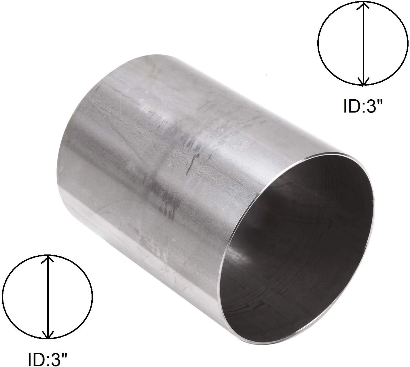 BETTERCLOUD Universal 3" ID to 3" ID Exhaust Pipe Adapter Connector