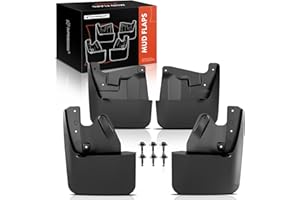A-Premium Mud Flaps Compatible with Toyota Tundra 2022 2023 2024 2025 2026, Splash Guards Mudguards with Hardware Accessories, (Not fits SR Models), No Drilling Required, Front & Rear, Set of 4-PC