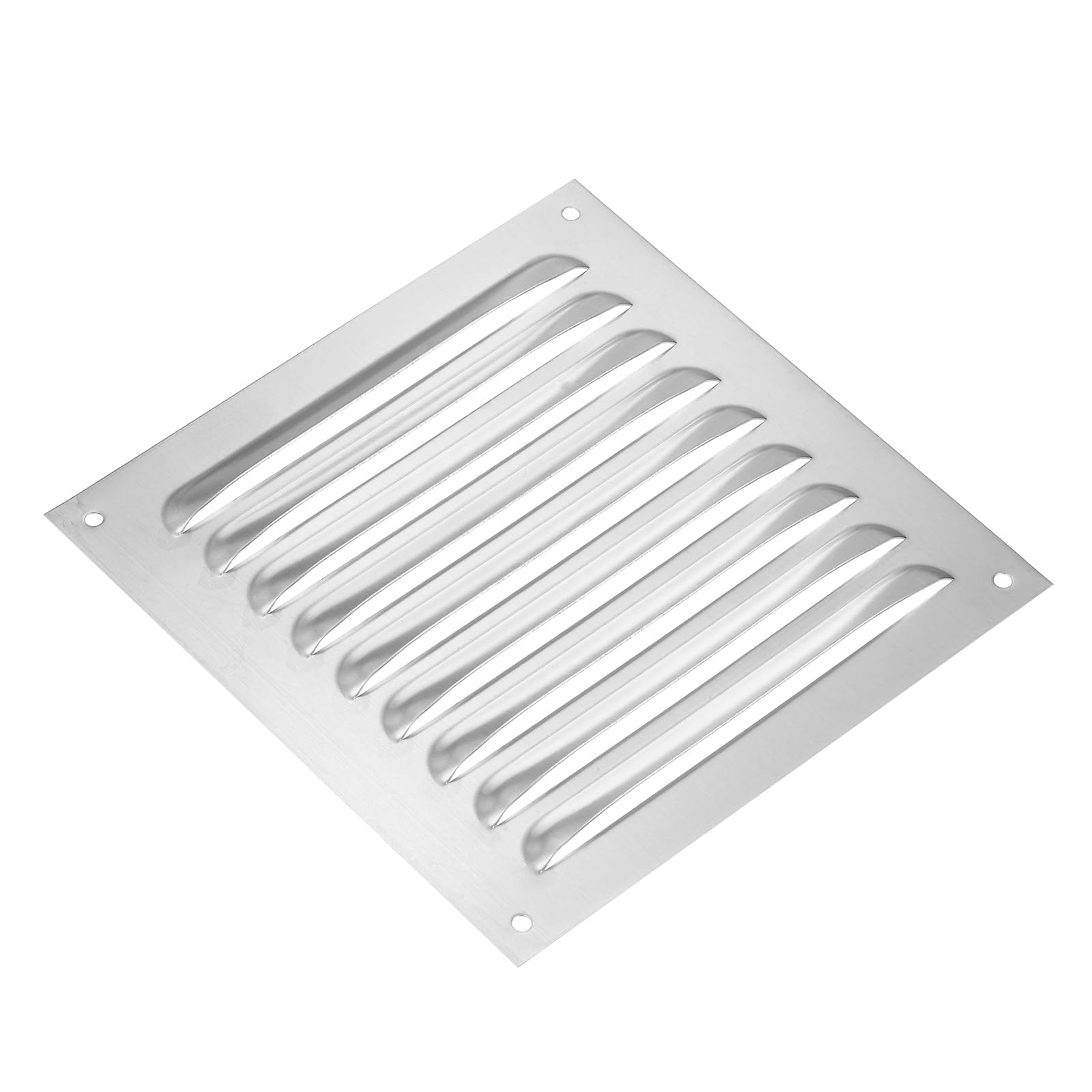 PATIKIL 8 x 8 Inch Vent Cover, 304 Stainless Steel Screen Air Grille Ventilation Cover HVAC Louvered Grill for Home Kitchen Bathroom Wall Ceiling