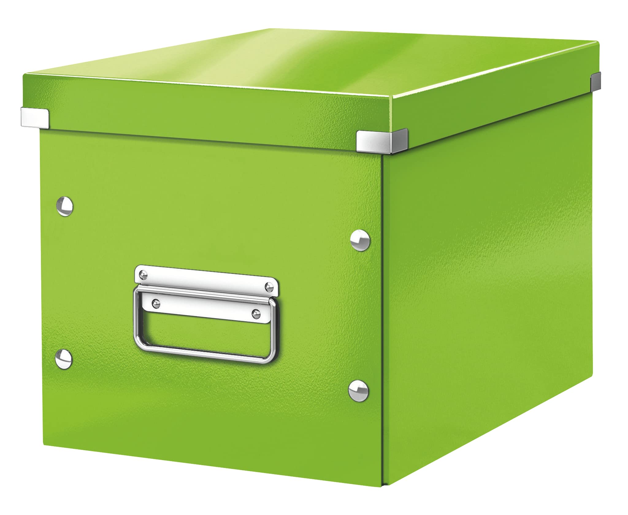 Leitz 61090054 Medium Storage Cube, Click and Store, WOW Range, Green