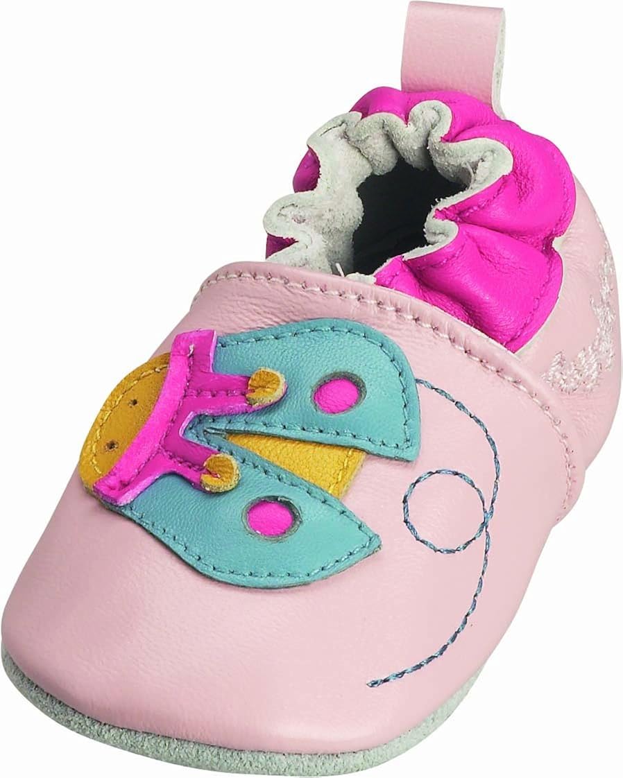 Playshoes LederSlipper Alien 101757, Scarpe Prima Infanzia Bambino