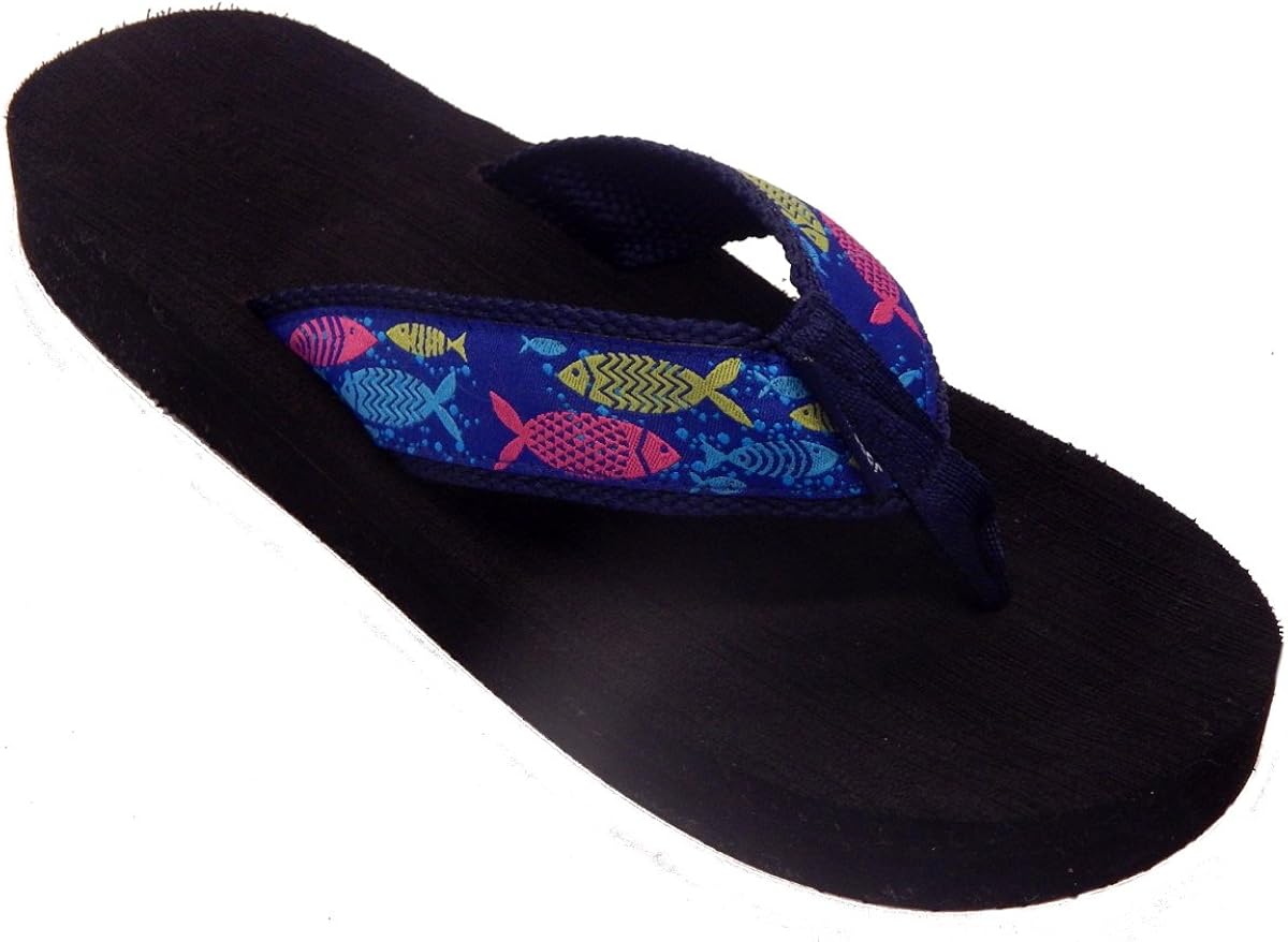 fish flip flops amazon
