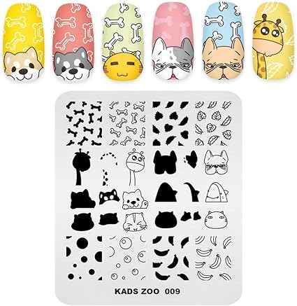 Kads Stamping Plates Animal Cute Dog Manicure Template Nail Art Image Stamp Nail Design Tools Zo009 Amazon Co Uk Beauty Kads Stamping Plates Animal Cute Dog Manicure Template Nail Art Image Stamp Nail Design Tools Zo009 Amazon Co Uk Beauty
