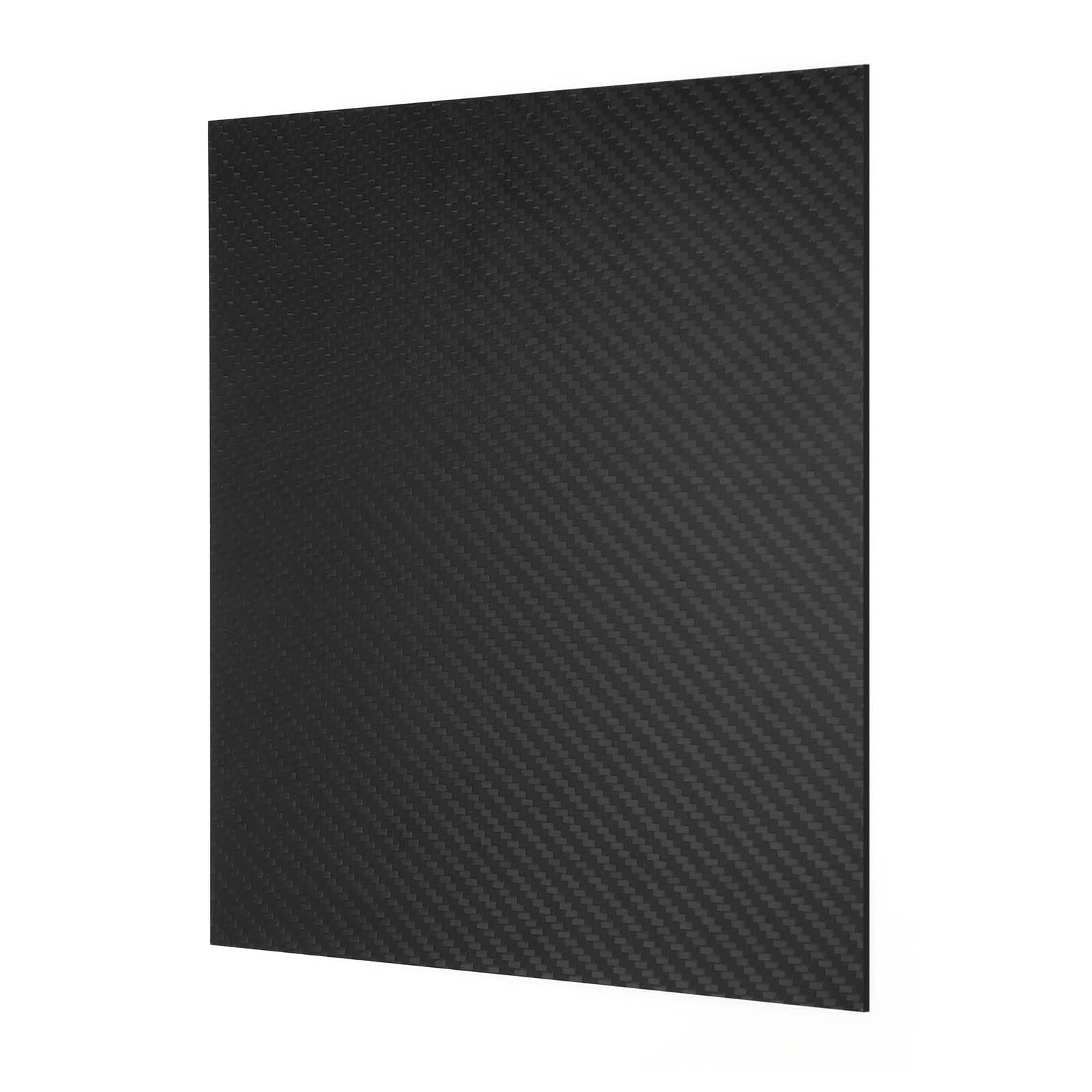 OTOTEC 3K Black Carbon Fiber Plate Plain Weave Panel Sheet 1.5mm Thickness