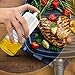 Premium Olive Oil Mister and Cooking Sprayer with Clog-Free Filter and Glass Bottle by CHEFVANTAGE - Black
