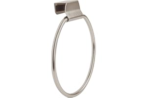 Spectrum Diversified Towel Ring, over the Cabinet Door, Brushed Nickel Small