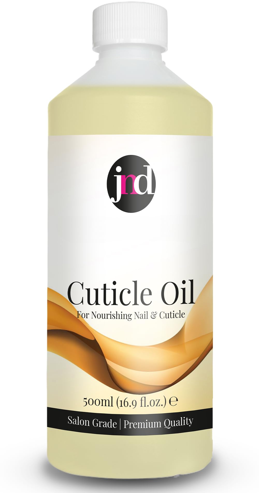 JND Cuticle Oil with Jojoba – Nail & Cuticle Conditioner for Dry, Cracked Skin – Strengthens, Hydrates & Revitalizes – Manicure Treatment for Healthy Nails (500ml)