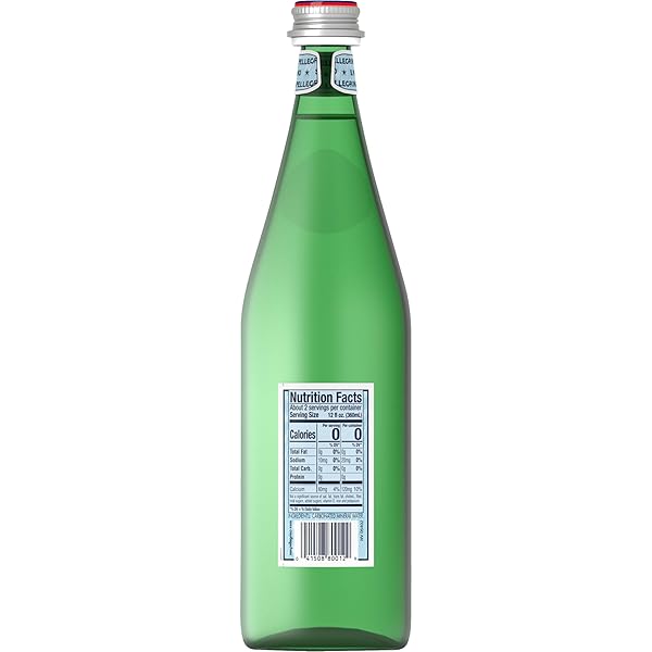 S.PELLEGRINO SPARKLING NATURAL MINERAL WATER, 25.4 FL OZ