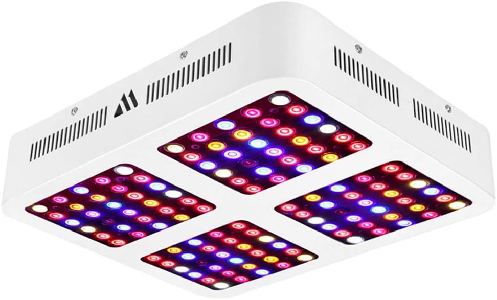 LED Grow Light, MORSEN Full Spectrum 1200W Plant Growing Lights with Dual Switch & Dual LED Chips, Three Modes Adjustable for Indoor Veg and Flower,etc