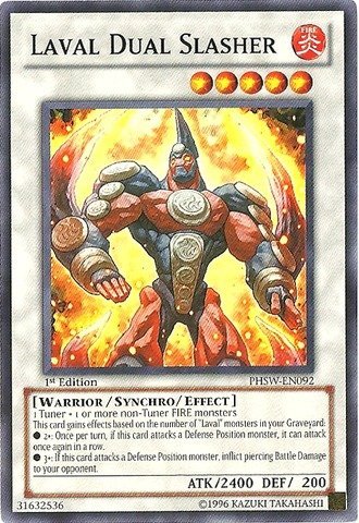 Yu-Gi-Oh! - Laval Dual Slasher (PHSW-EN092) - Photon Shockwave - Unlimited Edition - Common