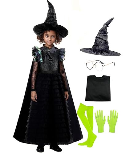 open lace back dress Amazon.com: Kids Celestial Witch Dress & Hat Costume Set - Medium (8-10)