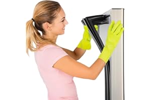 Freezer Door Gasket Seal Refrigerator Door Seal for Restaurant Kitchen Commercial Fridge Showcase Bottle Cooler,Black