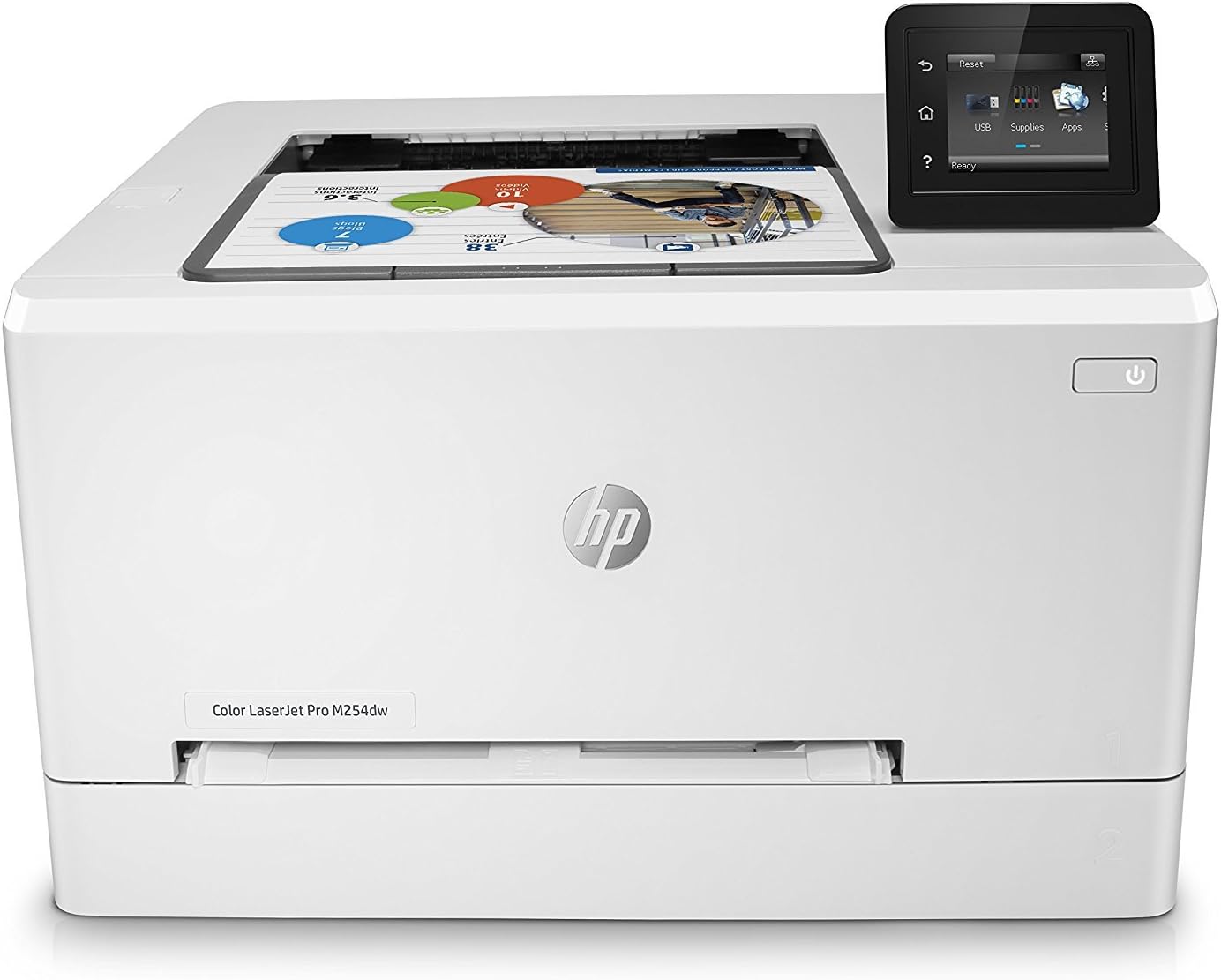HP Color LaserJet Pro M254dw (HP M254dw + Full XL OEM Toner Bundle)