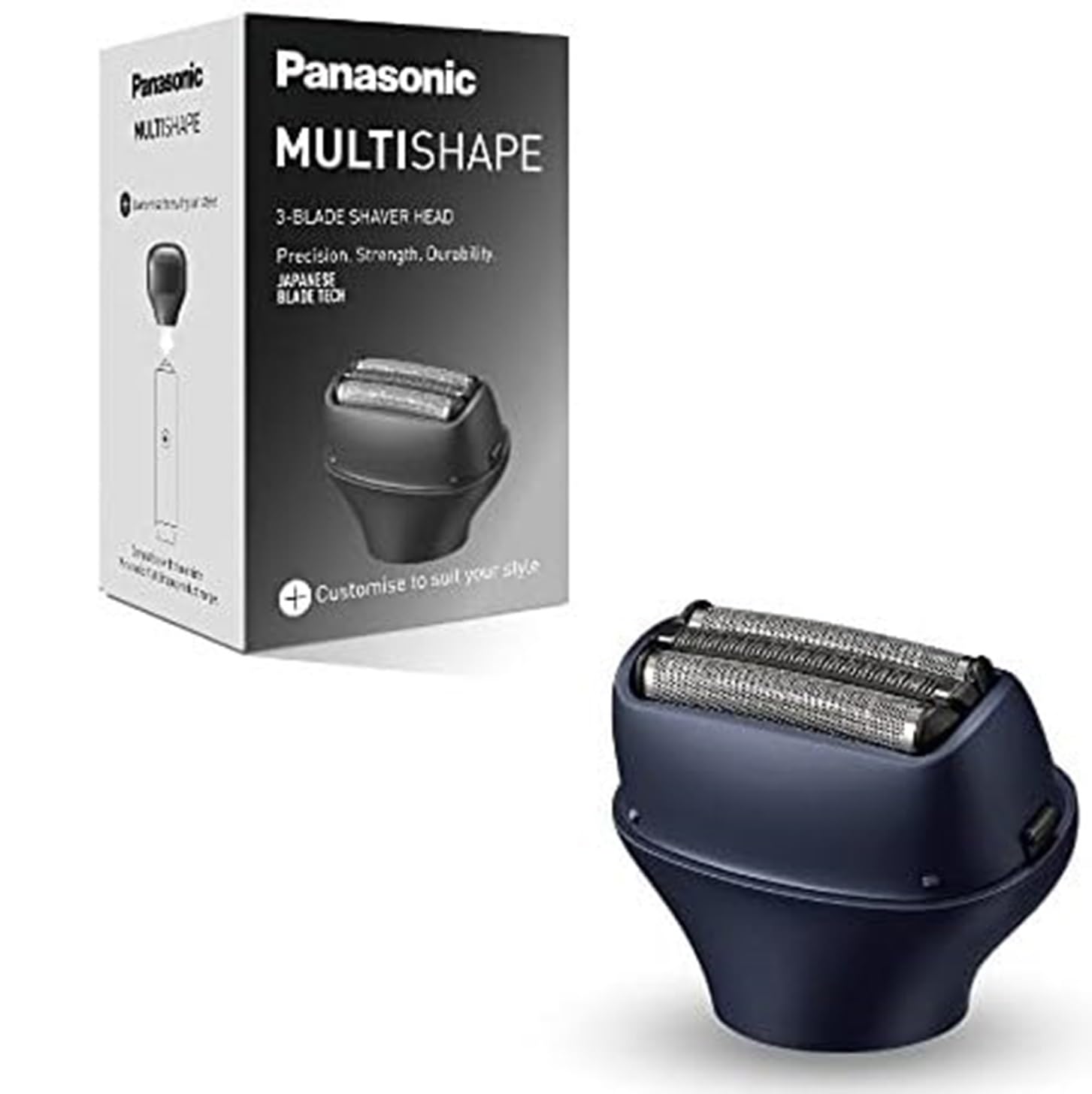 Panasonic ER-CSF1 MULTISHAPE Modular Personal Care System, 3 Blade Electric Shaver Head for Men