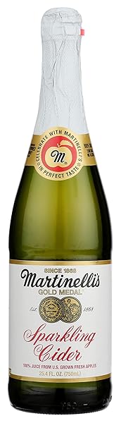 MARTINELLI’S GOLD MEDAL SPARKLING CIDER, 25.4 FL OZ BOTTLE