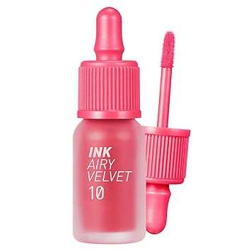 Amazon Com Peripera Ink Airy Velvet Lip Tint High Pigmentation Lightweight Soft Moisturizing Not Animal Tested Twinkil Pinkism 10 0 14 Fl Oz Beauty