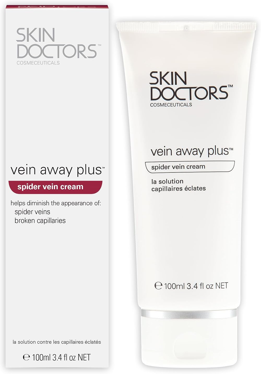 Skin Doctors Vein Away Plus 100ml Spider Vein Appearance Reduction Cream