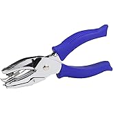 Aacehlh Single Hole Punch,1/4 Inch Diameter of Flower Shape Hole,Handheld Paper Hole Puncher with Blue Soft Grip Handle for Binder, Scrapbooking, Cards, Paper Crafts (Flower Hole)