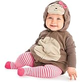 Bonangber Baby Halloween Costumes Animal or Fruit Costume Zipper Hooded Sleeveless Romper &amp; Stockings Infant Cosplay Outfit