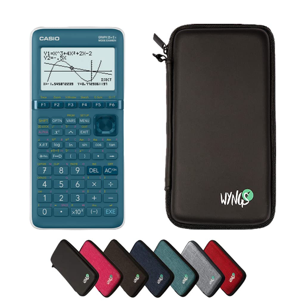 Casio Graph 25+E II including a WYNGS protective case in Black - Basic Set (French) — image 1