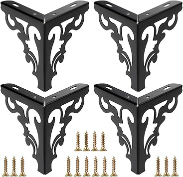 Amazon Com Ownmy 4pcs Metal Furniture Legs Feet Modern Sofa Cabinet Legs For Repair Restoration Of Dresser Wardrobe Tea Table Worktop Shelves Bed Weight Capacity Of 550 Lbs Per Leg Black