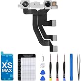 CYKJGS for iPhone Xs Max Front Camera Replacement Flex Cable Connector OEM | Face Front 7MP Camera Part Facing Lens Module Light Receiver Transmitter Repair Fix Tools Kit A1921 A2101 A2102 A2104