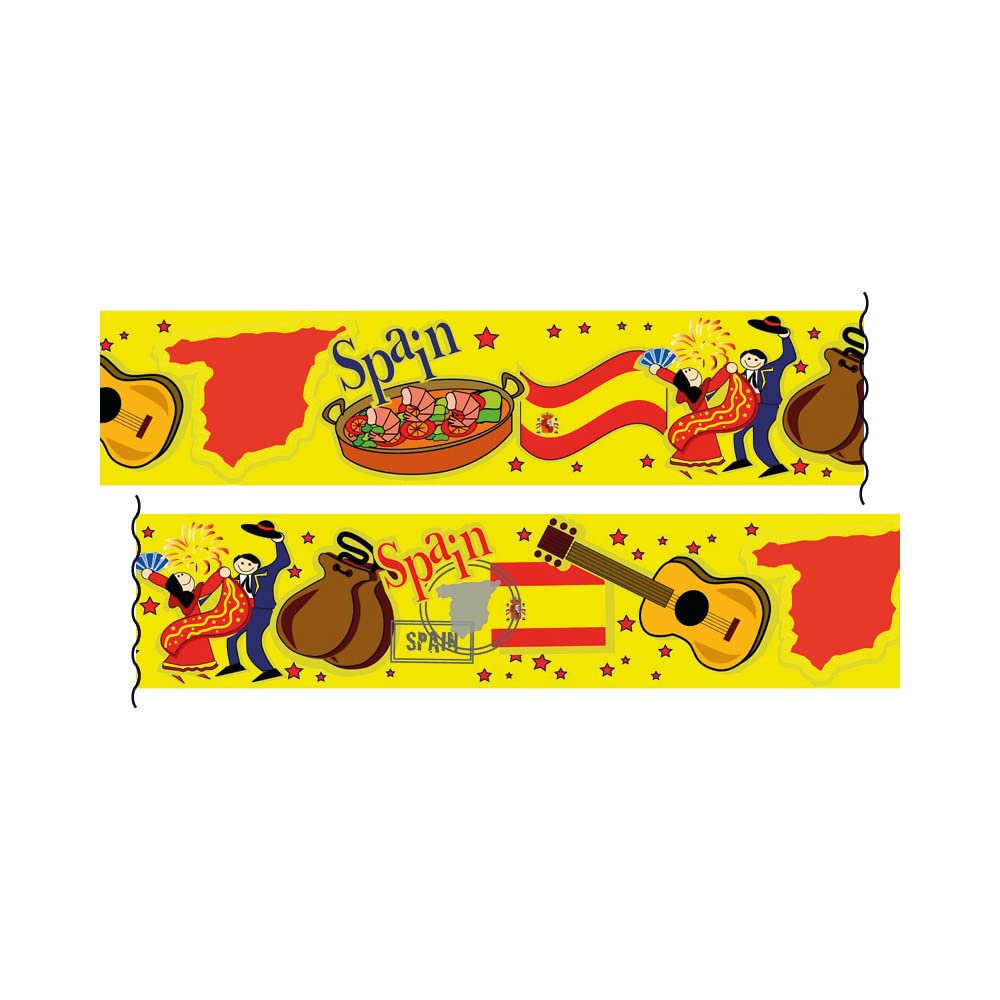 Spanish Icons Display Borders Classroom Trimmers