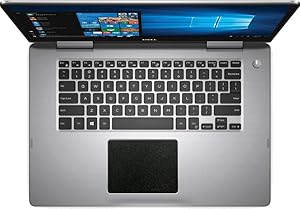 BingoBuy 5-Pack Matte Black Touchpad Trackpad Decal Sticker Skin Cover Protector for Dell inspiron 15-7000 Series (Model 15-7573, 15-7570,15-7580)