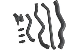GaeaAuto 8 X Crankcase Ventilation Air Intake Breather Hose Tube Replacement Kit fit for 1998-2011 Mercedes Benz #1120180209