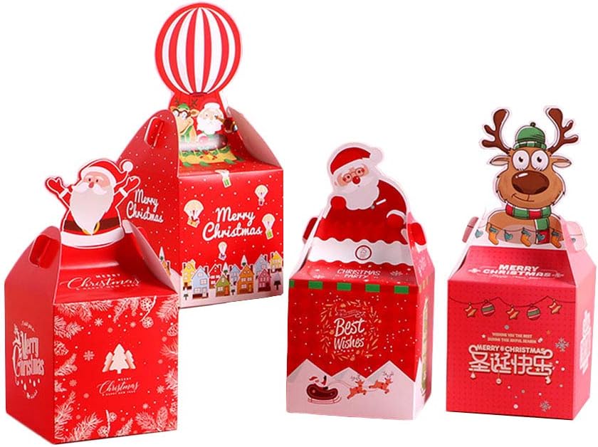 Himine Xmas Boxes for Christmas Party 16 Pieces A Pack (Style 1)