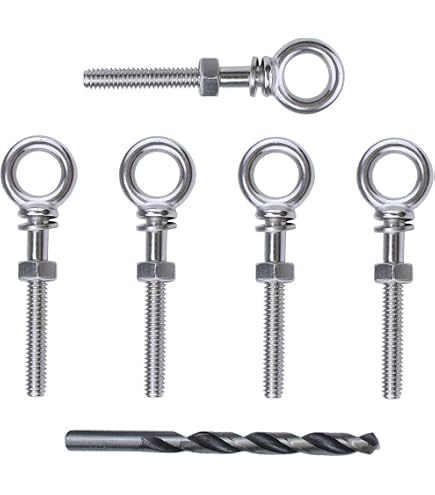 Anillo De Elevación De Acero Inoxidable 304, Rosca M4 A M12, Perno De Cáncamo, Resistente Y Duradero, Para Madera, Metal Y Hormigón.