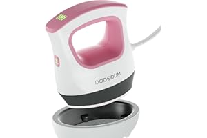 DODODUM Mini Heat Press Machine Easy to Use for T Shirts Shoes Hats Small HTV Iron-on Vinyl Projects Portable Heating Transfer Iron Pink
