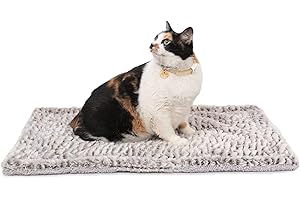 Self Heating Cat Pad Self Warming Cat Bed 27.5" x 18.5" Thermal Cat Mat for Outdoor and Indoor Large Kittens Small Puppy Pets