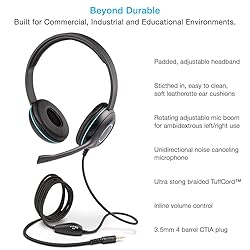 Cyber Acoustics (80 Pack) 3.5mm Stereo Headset with