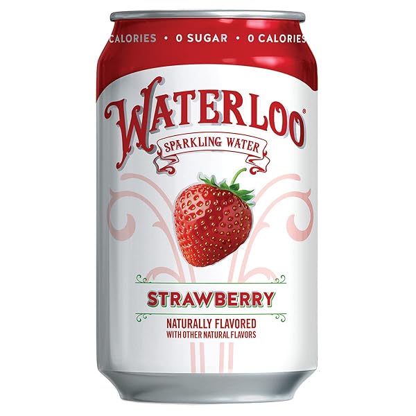 WATERLOO SPARKLING WATER WATERLOO STRAWBERRY SPARKLING WATER, 12 FL OZ