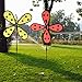 Techinal 1 Pcs Bumble Bee / Ladybug Windmill Whirligig Wind Spinner Home Yard Garden Decor