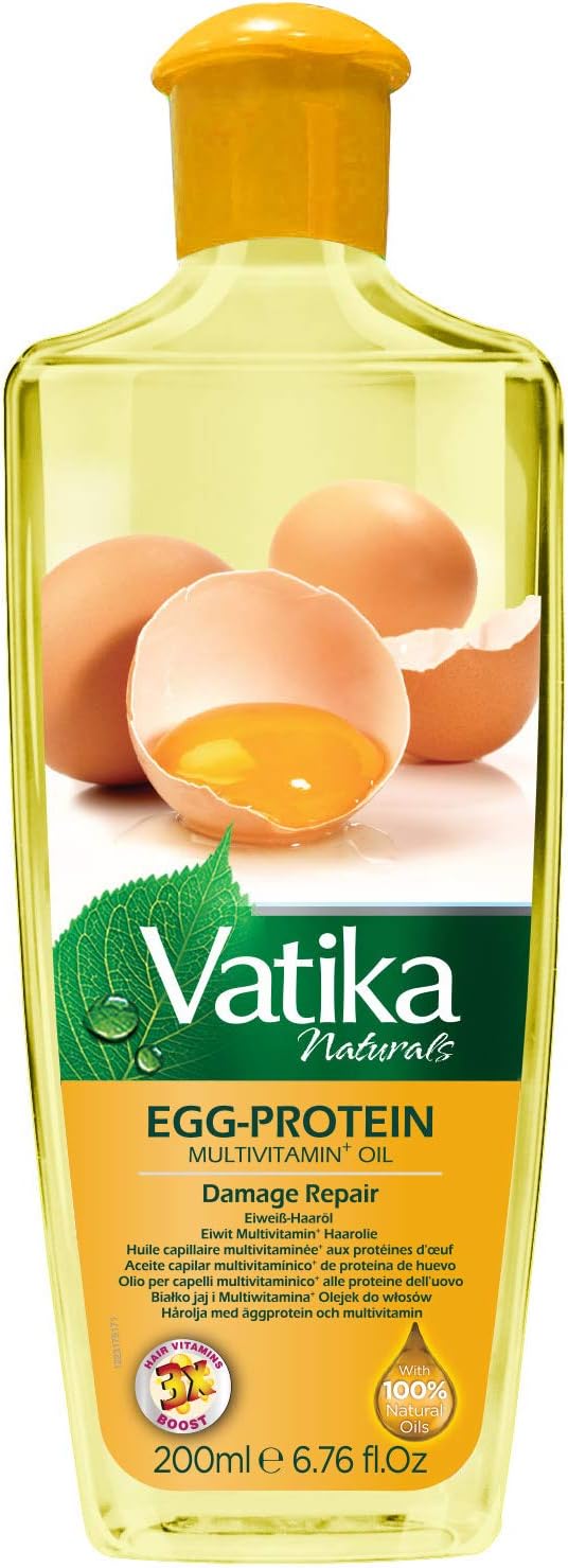 Dabur International Vatika EggProtein Multivitamin Plus Hair Oil 200ml Amazon.co.uk Beauty