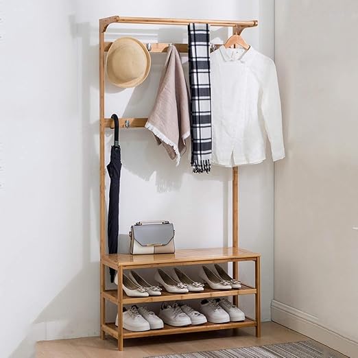 Banco y perchero | Percheros de pared, percheros de pie...