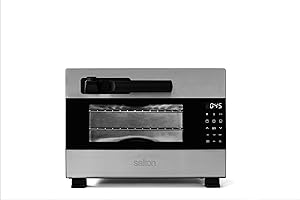 Salton Oven Pressure Cooker, 8lb capacity, Black, Silver