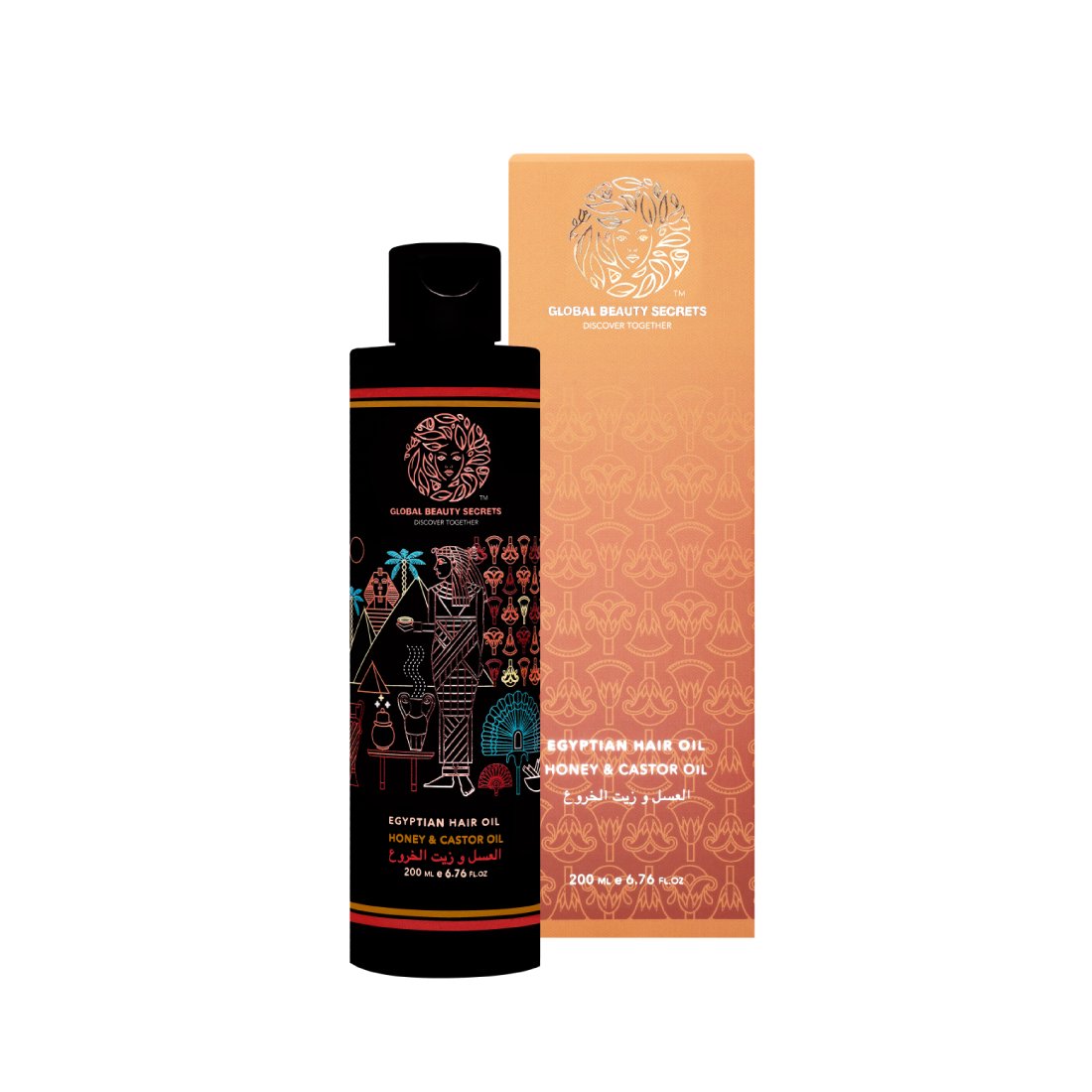 Buy Global Beauty Secrets Egyptian Honey And Castor Hair Oil