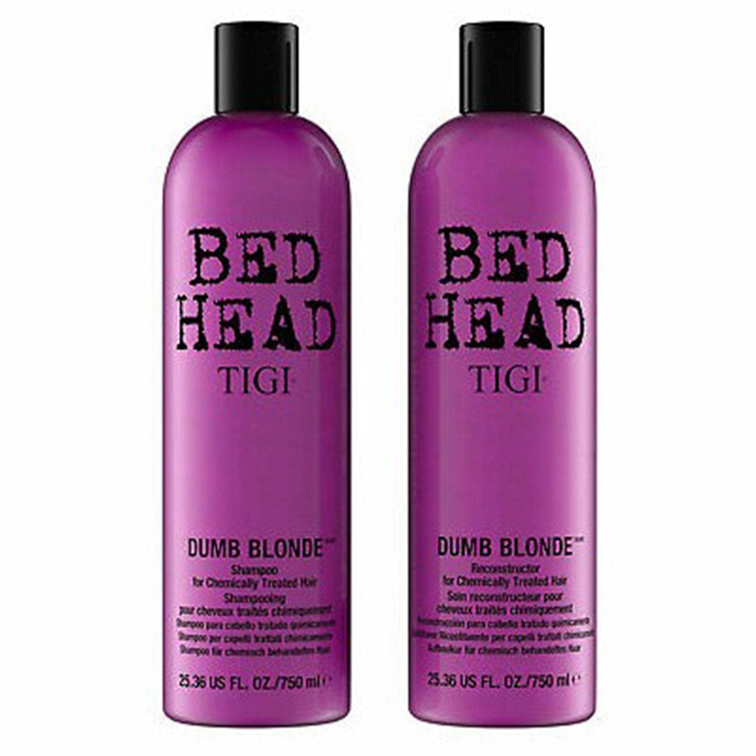 Colour Combat - The Dumb Blonde System by TIGI Bed Head Hair Care Tween Set Shampoo 750ml and Conditioner 750ml (packaging may vary)